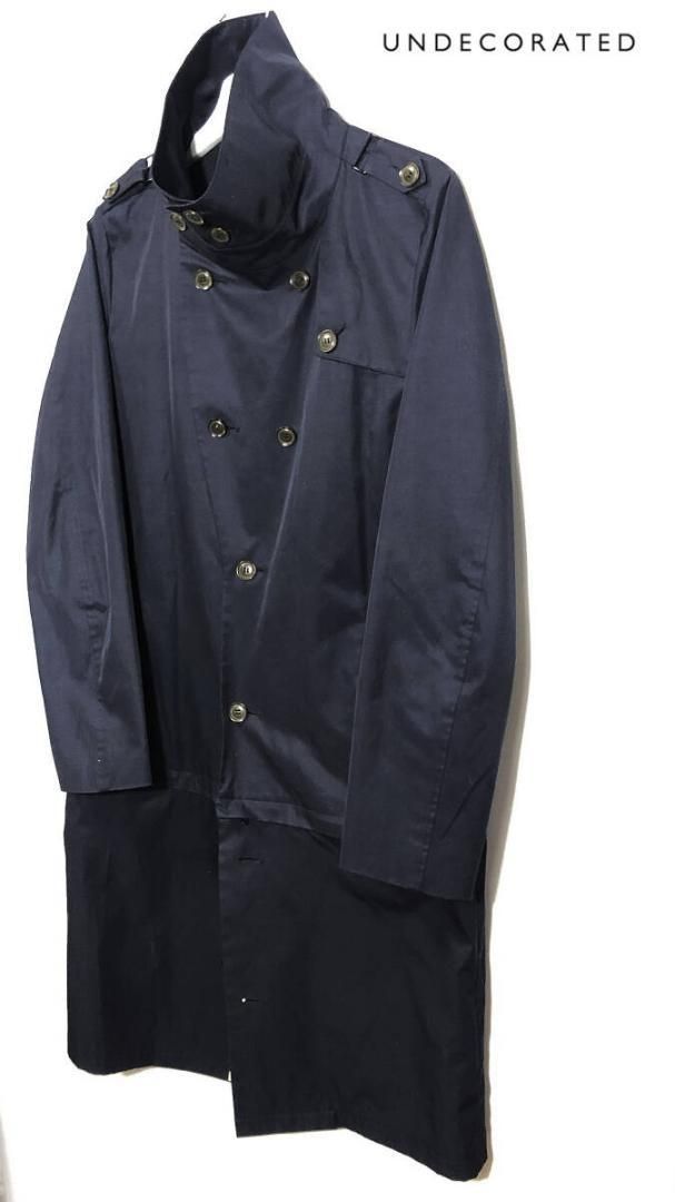 | |定価6万 アンデコレイテッドマン 防水加工 2WAY トレントコート