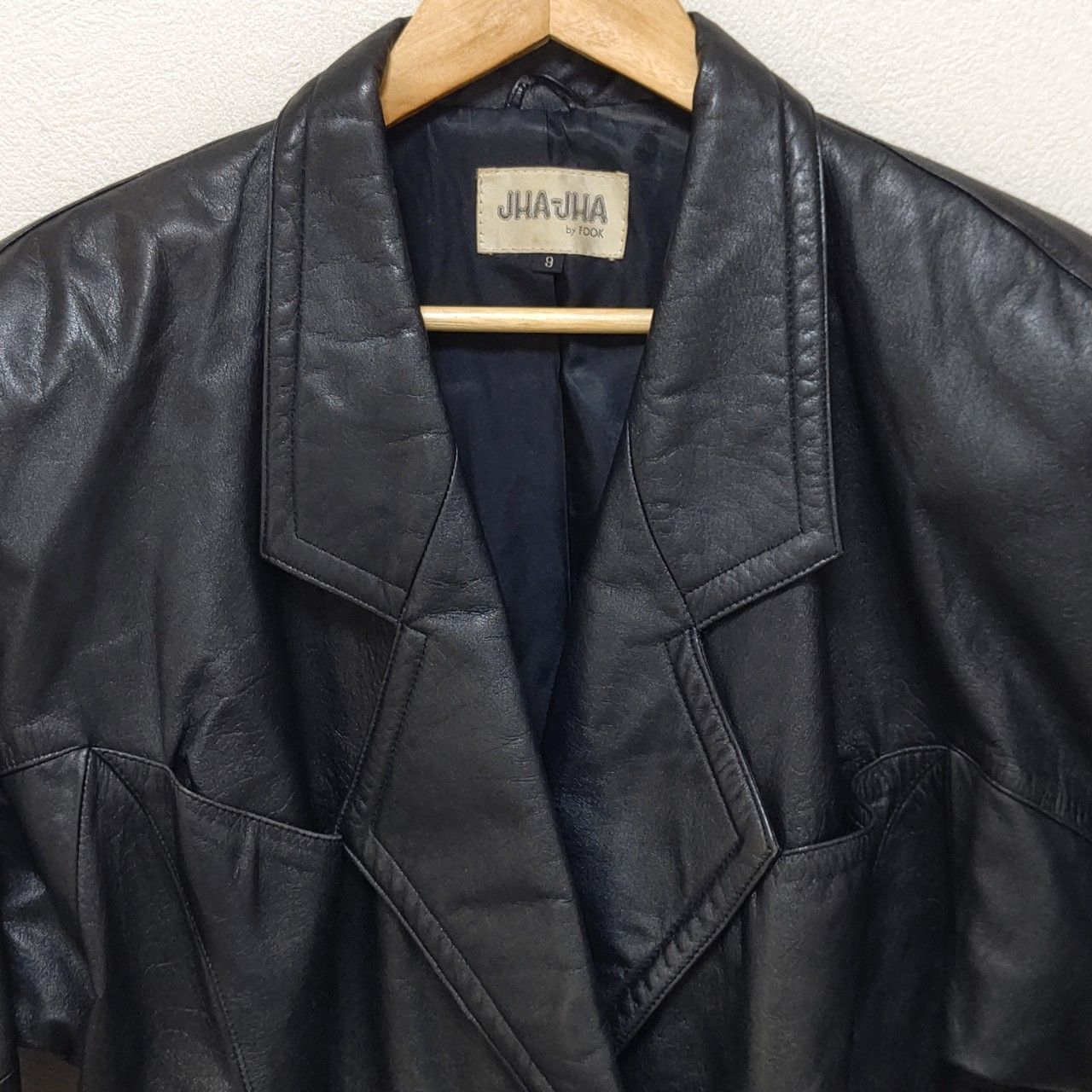 日本製【JHA-JHA】ジャジャ by FOOK leather jacket レザー ジャケット 