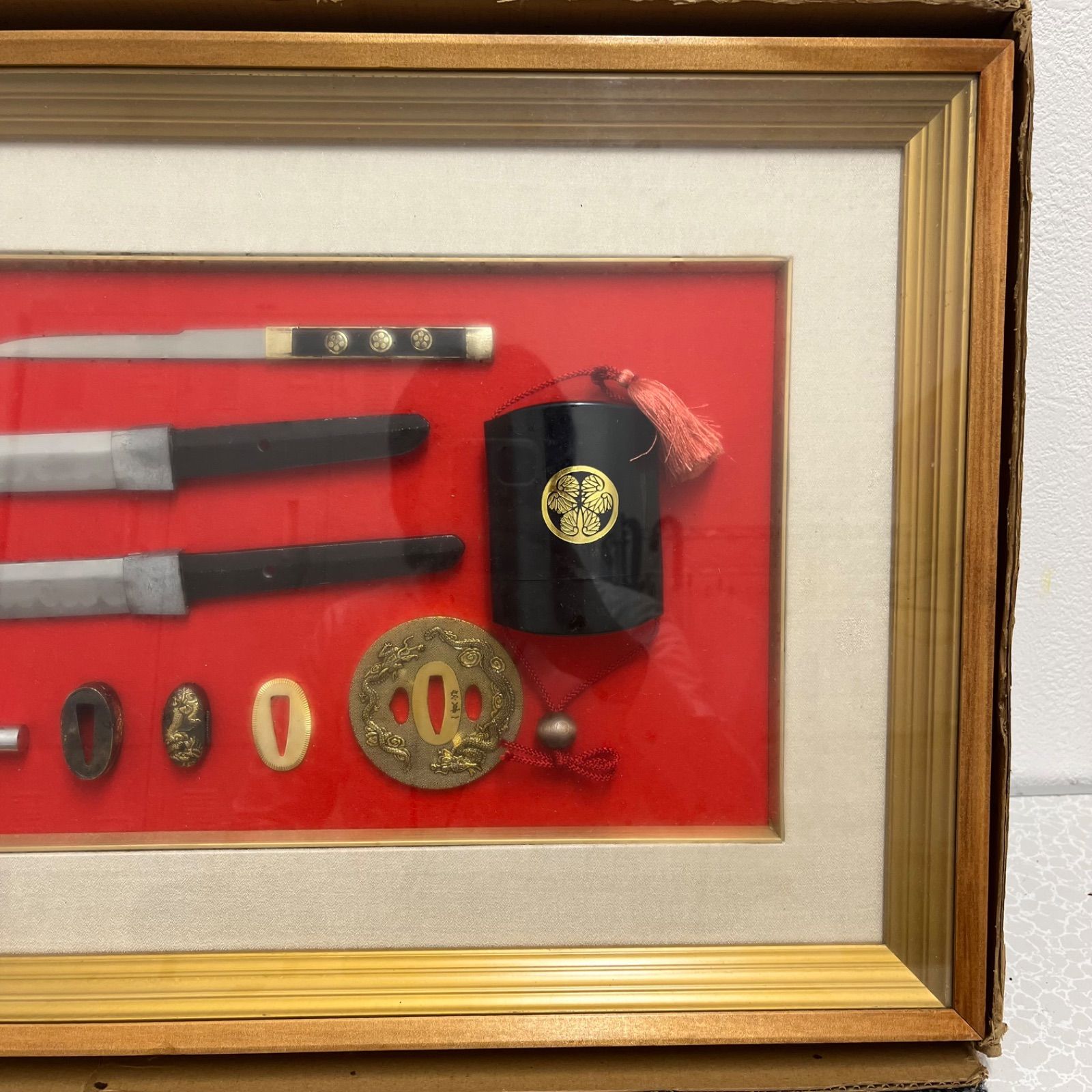 模造刀 江戸時代 刀剣額 額装 日本刀 刀剣 レプリカ インテリア 美術