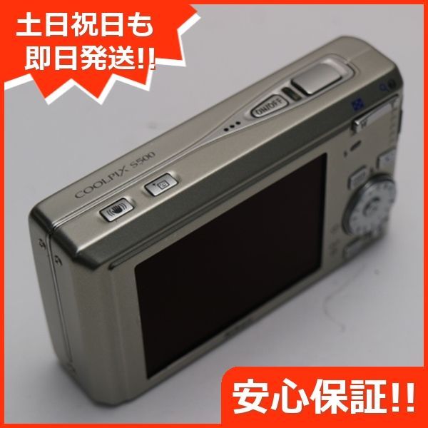 美品 COOLPIX S500 シルバー 即日発送 Nikon デジカメ デジタルカメラ 