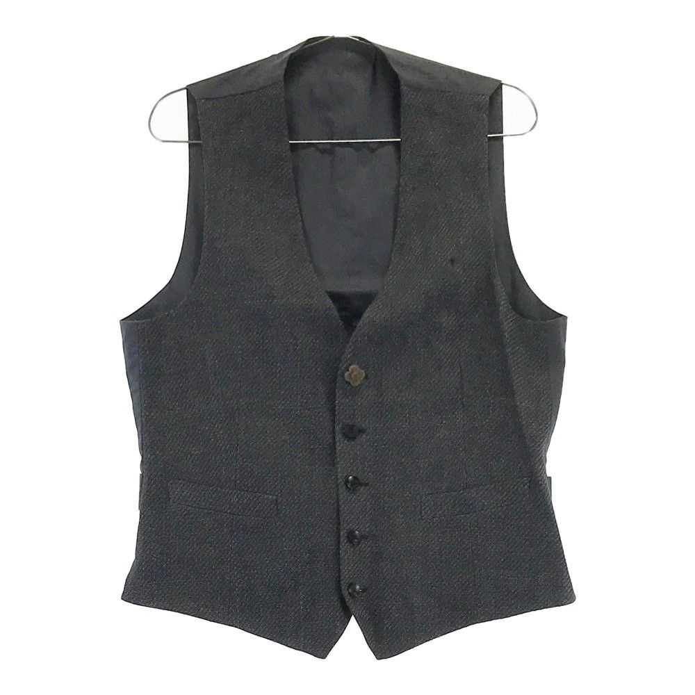美品 LARDINI ラルディーニ リネンベスト シルク　ジレ　XL 52 美品 LARDINI ラルディーニ リネンベスト シルク ジレ XL 52