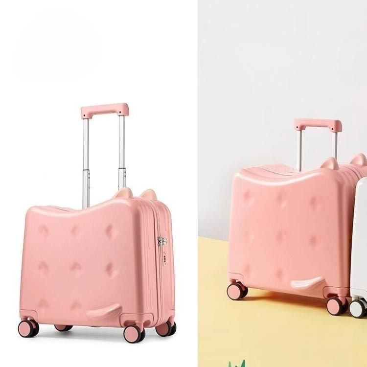 子供 乗れる キャリーケース ピンク 日本 - バッグ