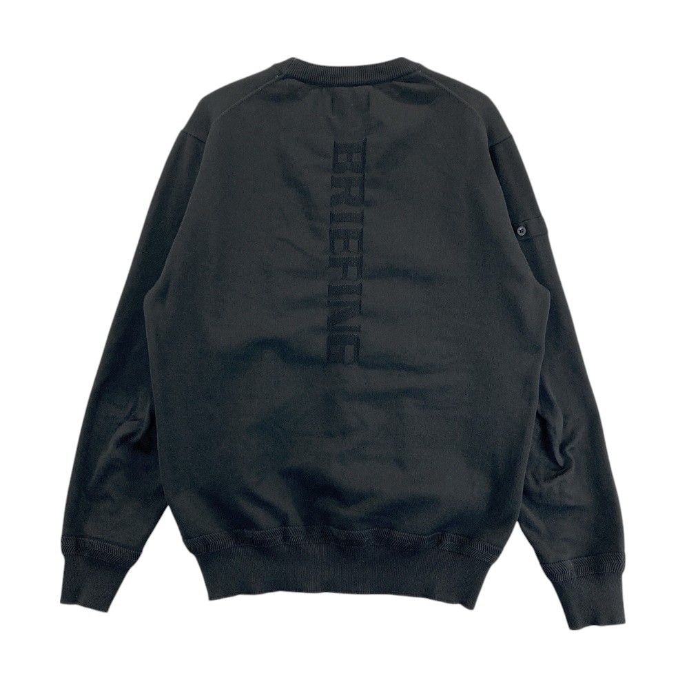 ブラック 長袖セーター メンズウェア ブリーフィング Mサイズ 【公式通販】