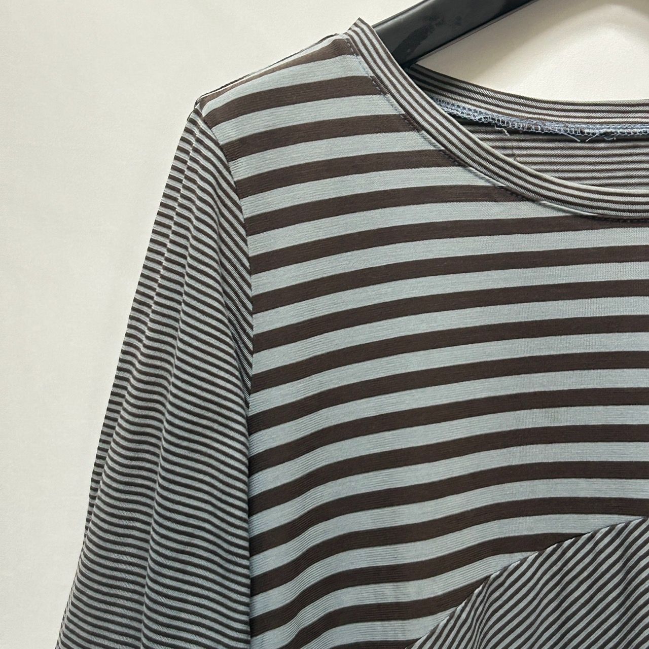 センソユニコ Cube-cubeカットソー未使用 Cube-Cube【38】ブルー系 カットソー ボーダー トップス 日本製