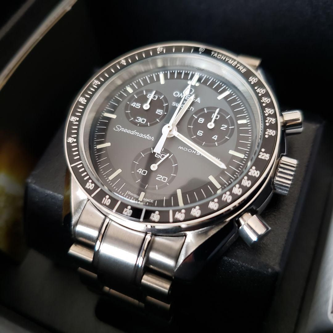 【正規品カスタム】OMEGA×Swatch メタルケースカスタム ちょっと訳あり OMEGA×Swatch メタルケースカスタム ちょっと訳あり 正規品