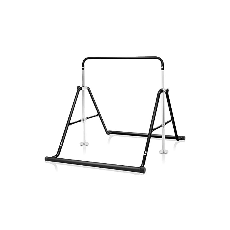 BangTong-Li 子供用 ぶら下がり鉄棒 折りたたみ 多機能 てつぼう 耐荷重 約 70kg 5段階高さ調節可 室内用 屋外使用可 逆上がり テツボウ ブラック