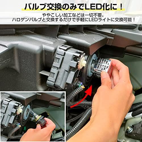 H8H9H11H16 ベロフ BELLOF LED 小型 ハロゲン同等サイズ ヘッドライト