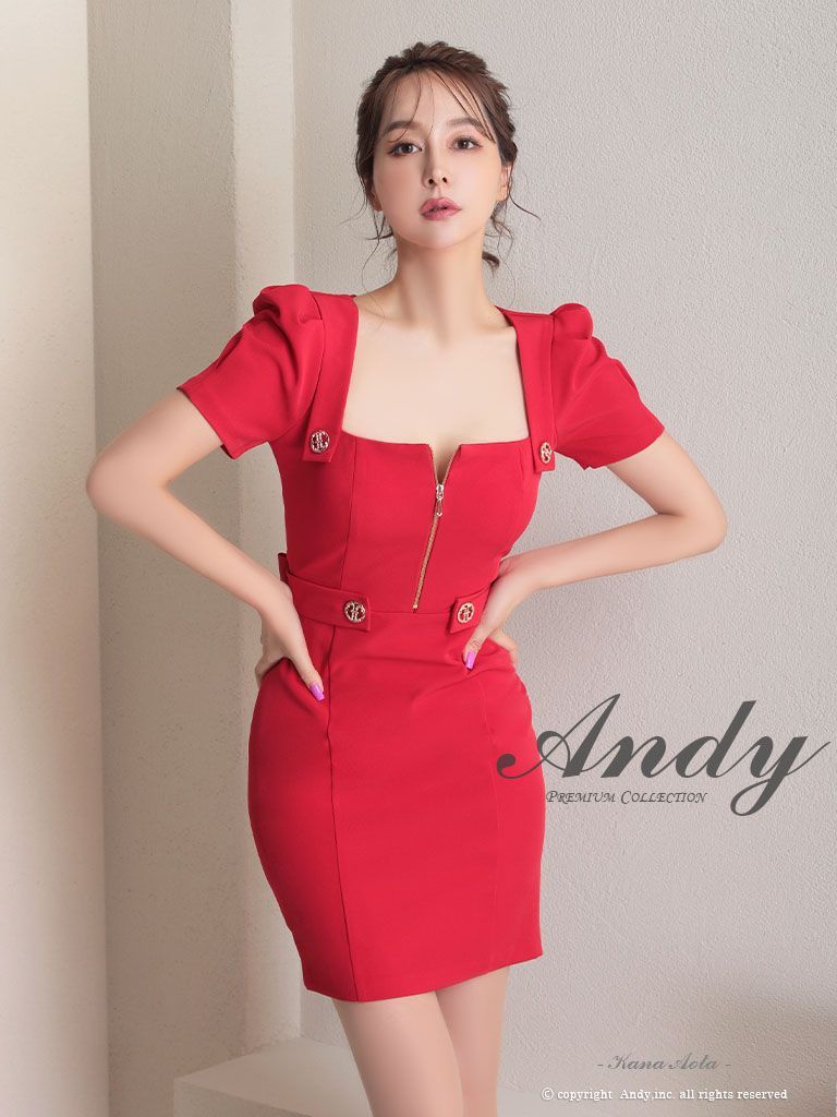 Andy ベージュ タイトドレス S [ON2805-RBL-2310] Andyドレス｜ [Andy]AN-ON2805｜Andyドレス 公式通販