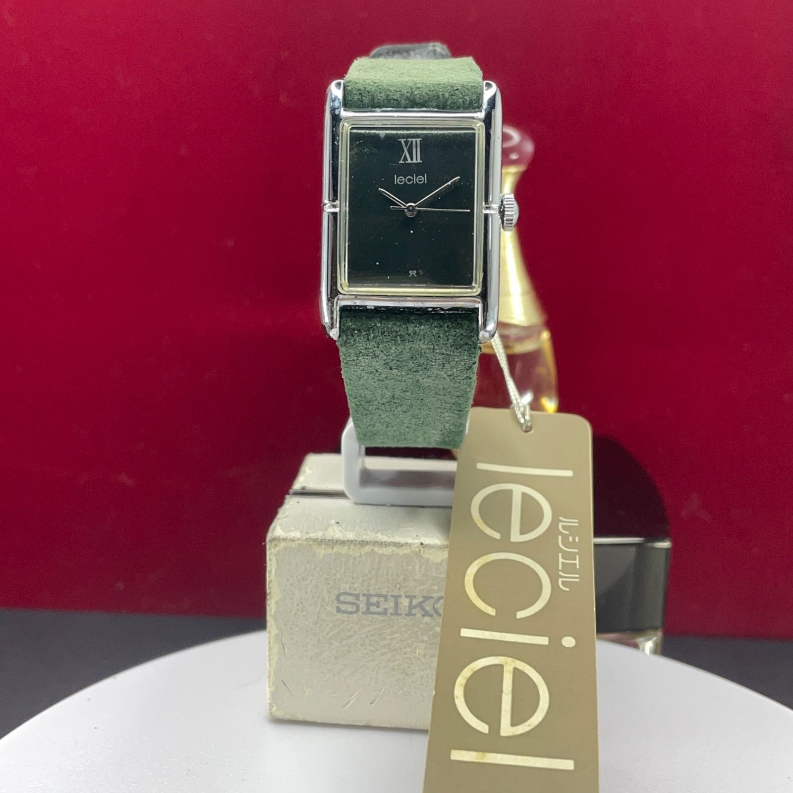 希少 SSケース デッド未使用 70s SEIKO leciel 手巻 腕時計