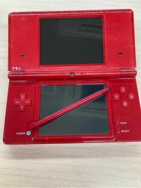 04.0002 通電確認済 DSi アイ 本体 レッド タッチペン付き