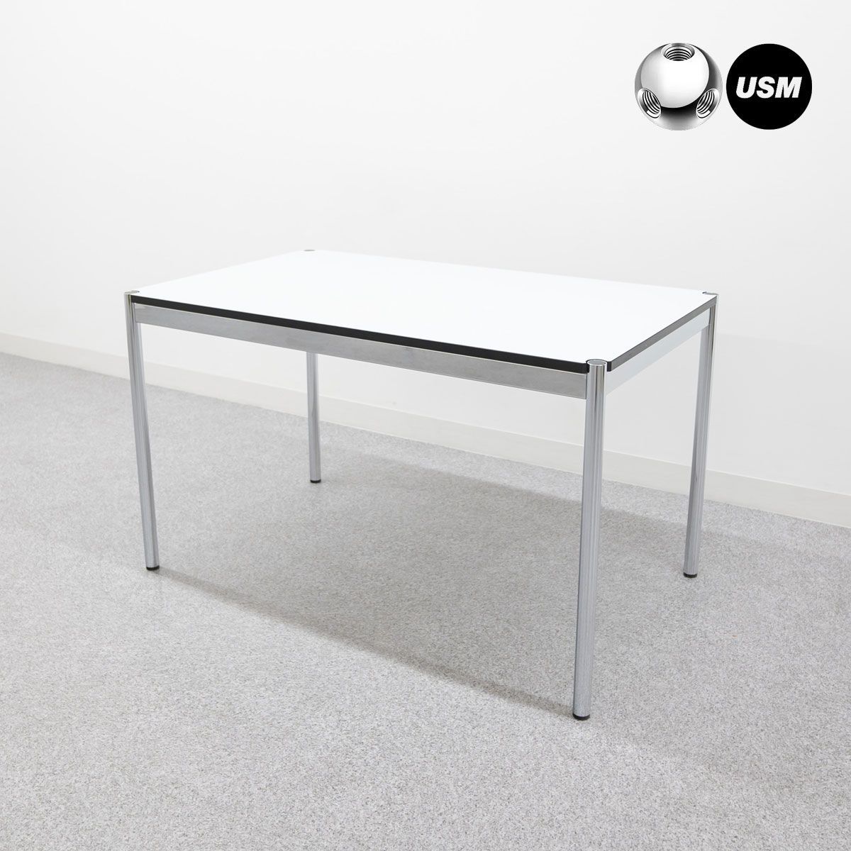 USM Haller USM ハラー オフィス テーブル デスク ミーティング ラミネート ホワイト 定価15万 2