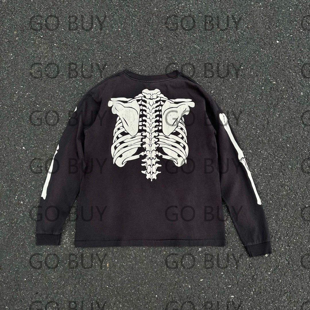 人気 美品 セントマイケル ロングTシャツ SAINT MICHAEL 長袖 × Vlone 