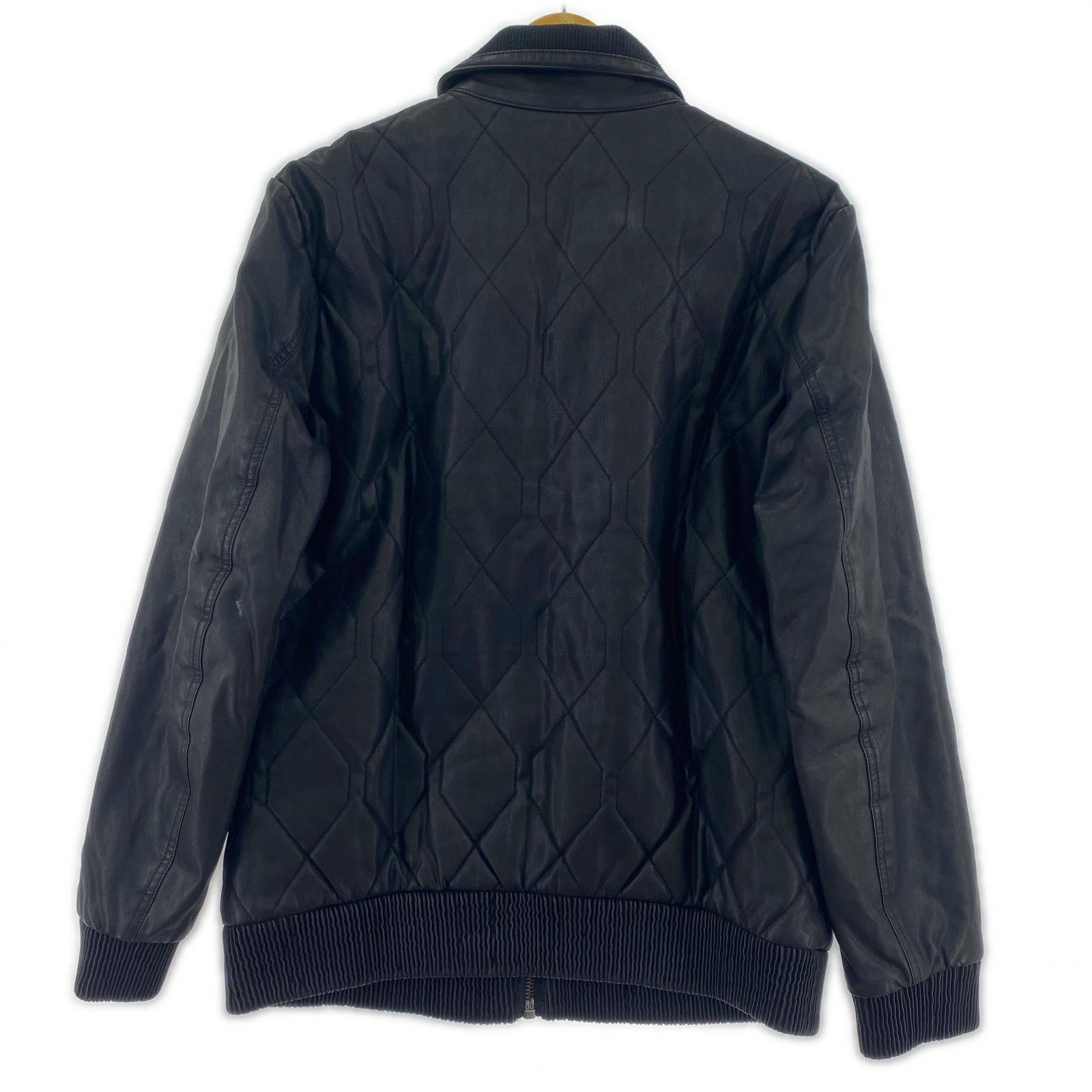 G-STAR RAW ジースターロウ フェイクレザージャケット sizeS/ブラック