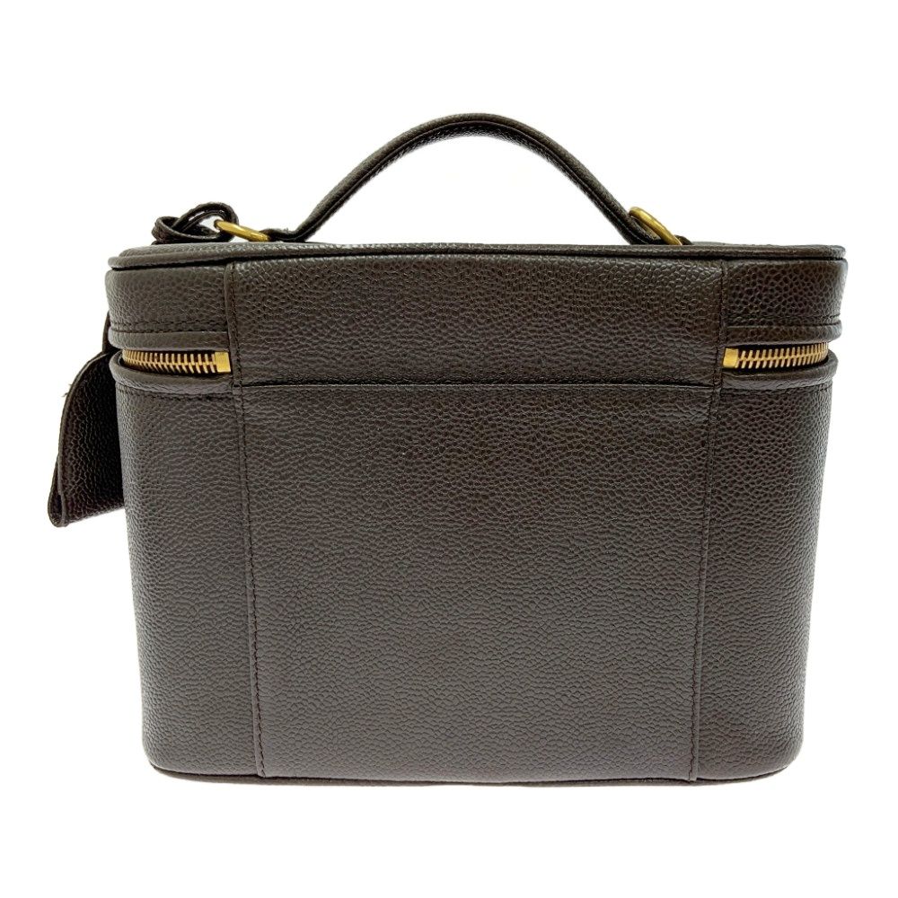 中古】CHANEL シャネル キャビアスキン 2WAY バニティバッグ 中古】CHANEL シャネル キャビアスキン 2WAY バニティバッグ