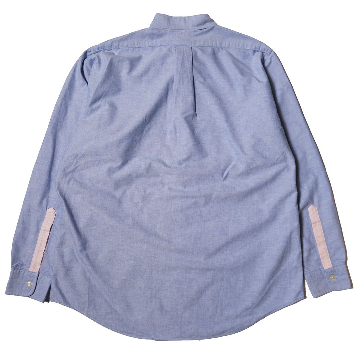 90sアメリカ製ビンテージブルックスブラザーズボタンダウンシャツブルーオックス青 Brooks Brothers - 90s ブルックスブラザーズ 長袖 ボタンダウン