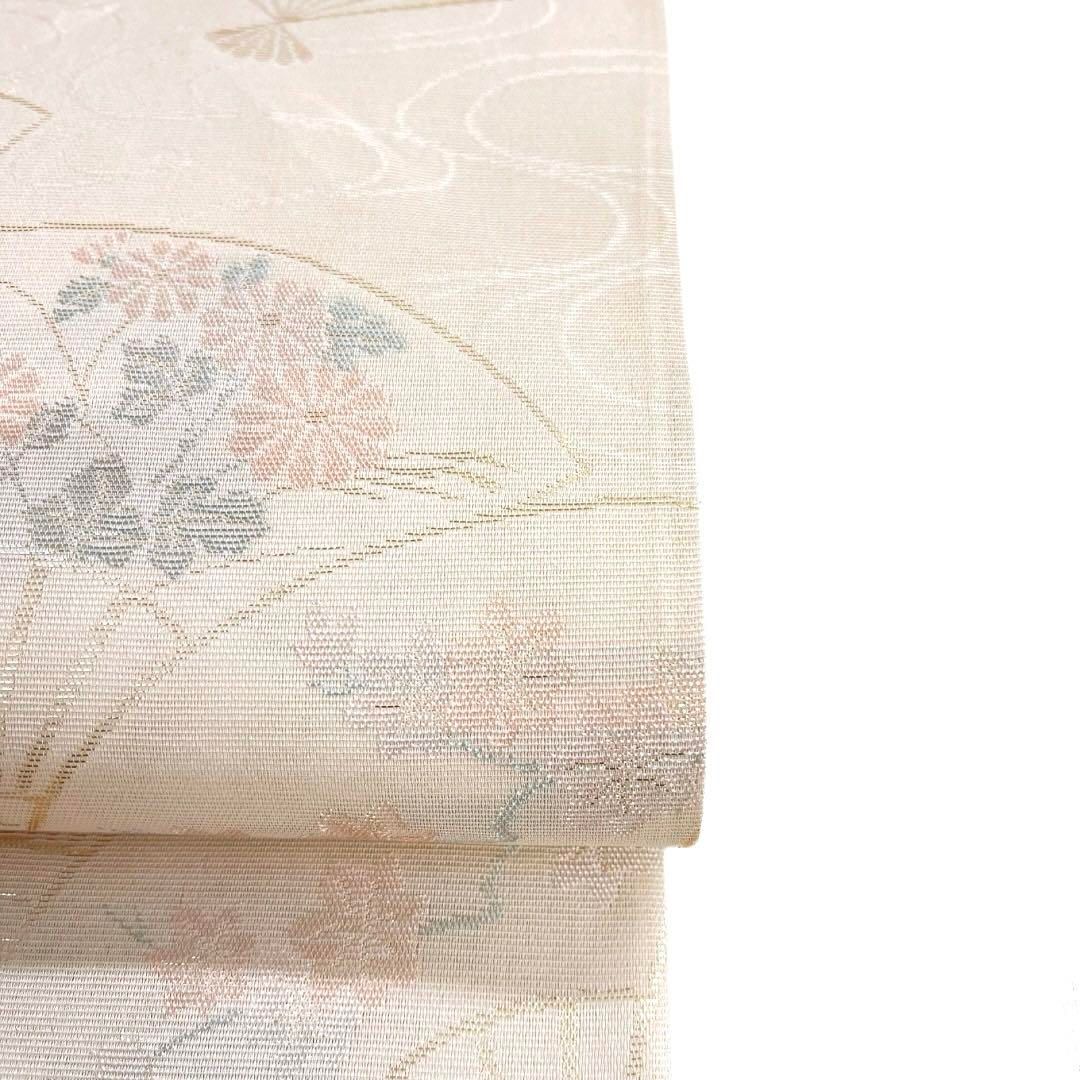 人気ブランド新作豊富 菊 扇 袋帯 紗 夏用 楓 メルカリ - d 045a 着物 菖蒲 萩 観世水 着物・浴衣