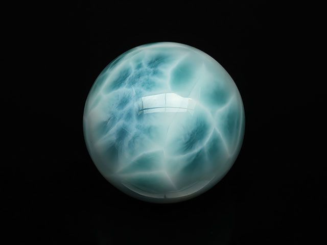 鑑別書付き】ラリマー スフィア 40mm No.17【1点もの】 / 60-47 LM