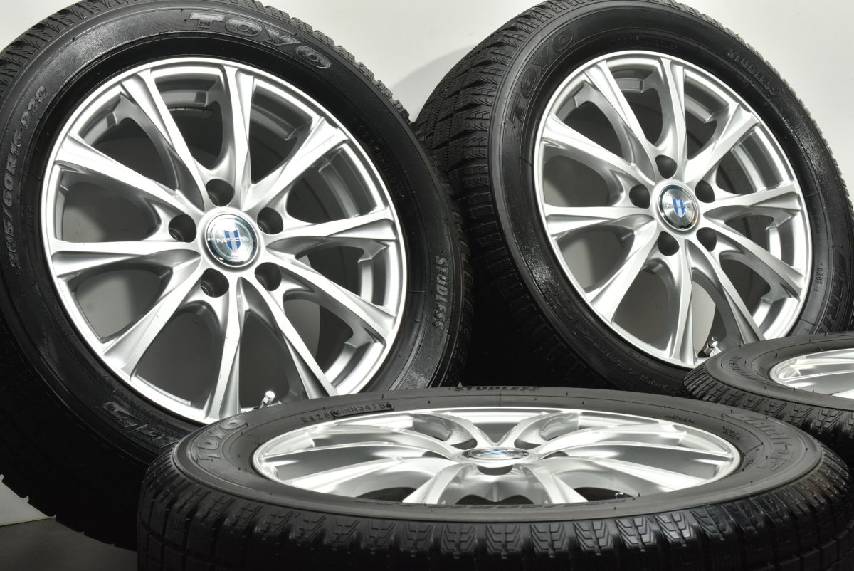 トヨタ 設計 Weds NEXTA 16in 6.5J 39 PCD114.3 トーヨータイヤ ガリット G5 205 60R16 プリウスα ノア ヴォクシー エスクァイア