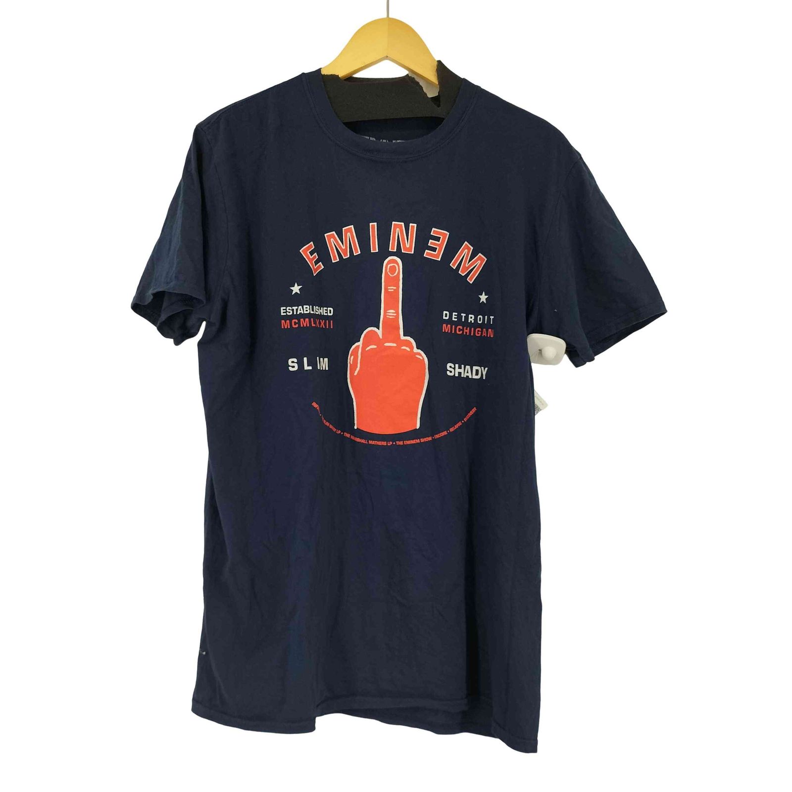 ユーズドフルギ USED古着 Detroit Finger S/S Tシャツ メンズ JPN：XL 