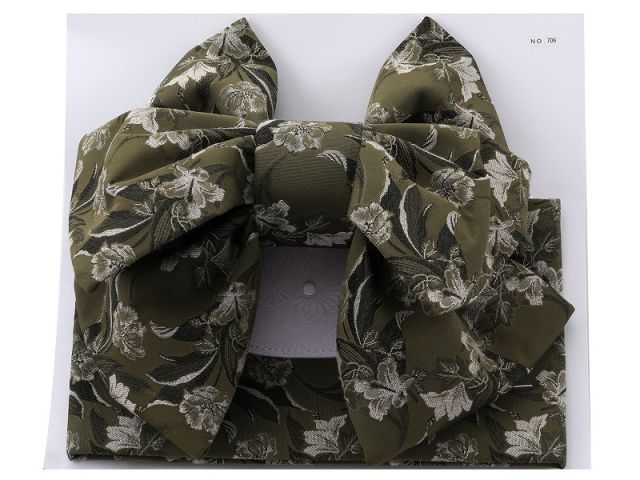 七五三 女の子用 結び帯 箱せこセット 草履 21cm 化粧箱無し グリーン se-241-706