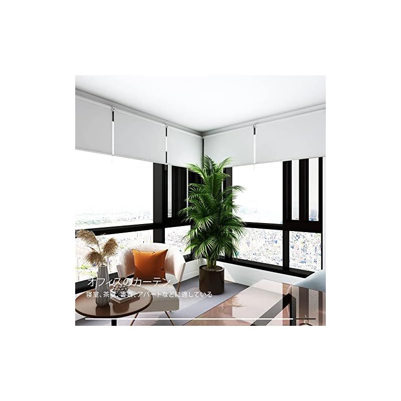 SwitchBot ロールスクリーン 自動開閉 1級遮光 ロールカーテン - 遮音