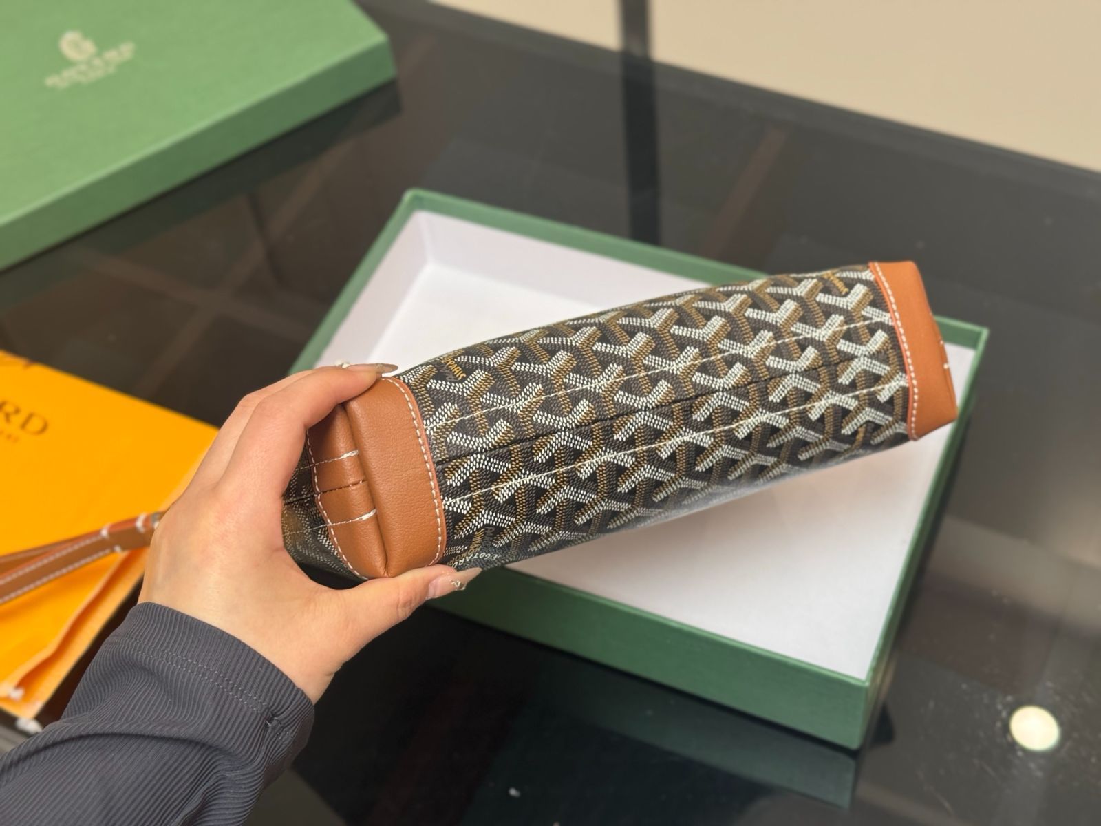 未使用品！GOYARDクラッチバッグ GOYARD 【良品】ゴヤール ジュバンスGM クラッチバッグ ゴヤール