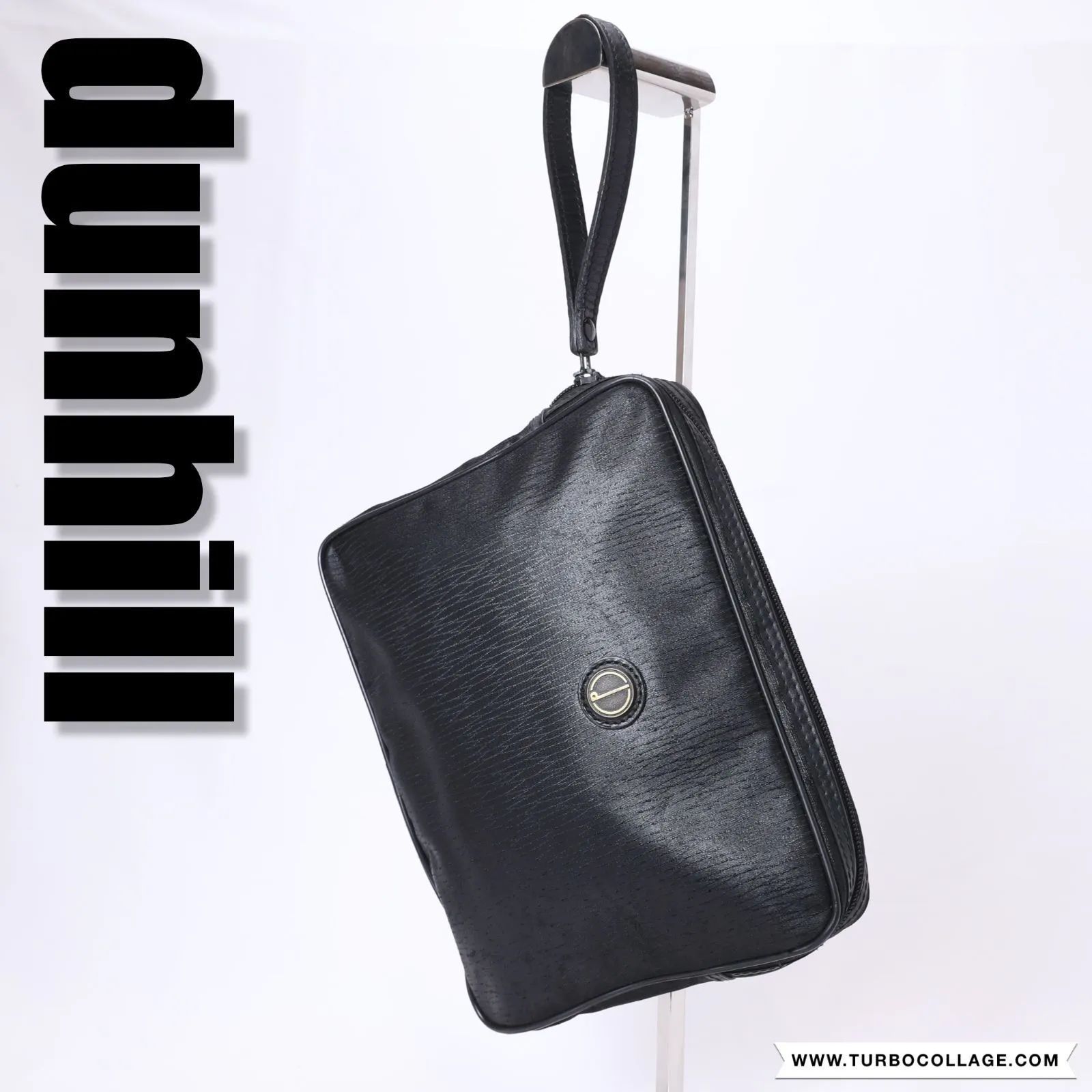 dunhill ダンヒル クラッチバッグ セカンドバッグ ブラック - メルカリ