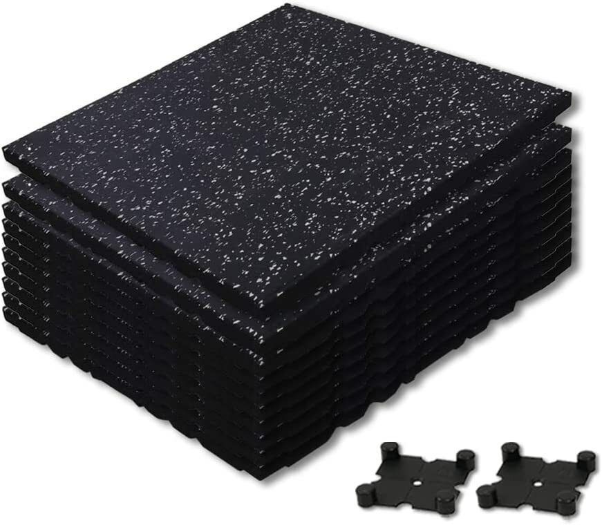 購*者様 20枚 ゴムフロアマット 50x50x2cm カラー：ホワイトチップ