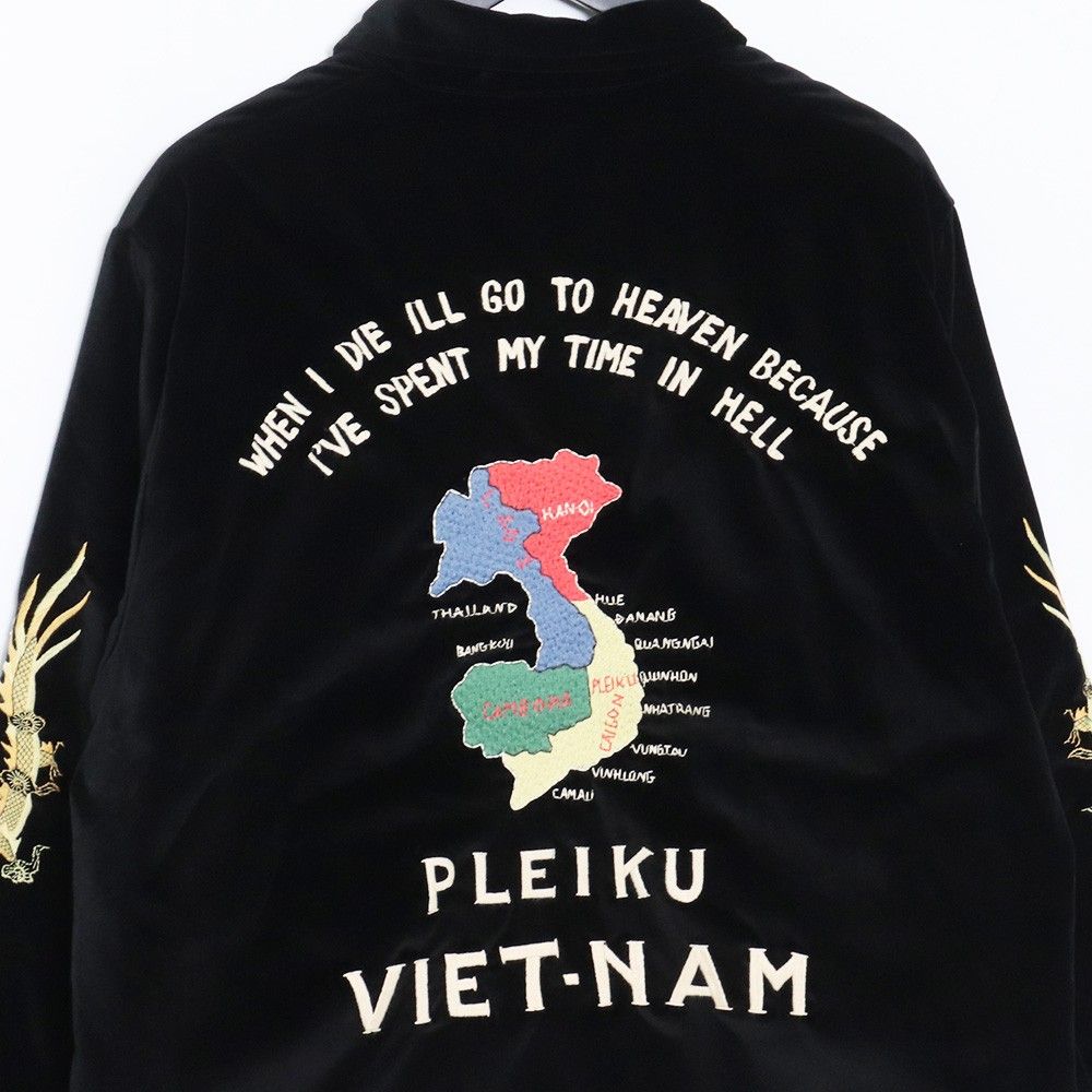 GOLD VELVETEEN PADDING VIETNAM JACKET 