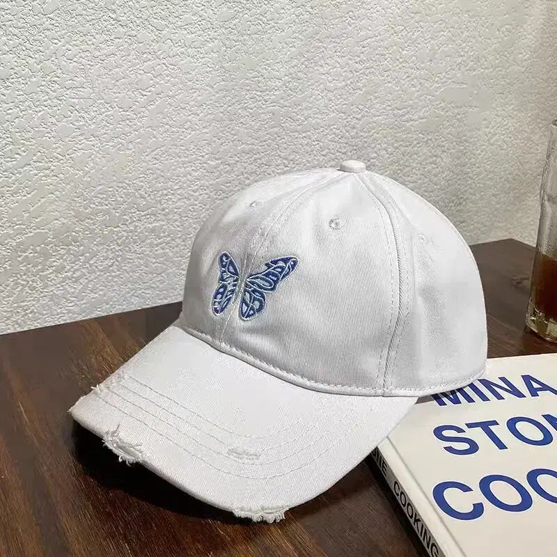 蝶々 ダメージ ボールキャップ