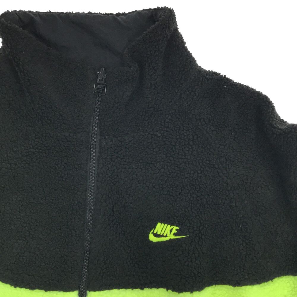 NIKEジャケットBLK BQ6546-017/リバーシブル NIKE（ナイキ）の「NIKE VM SWOOSH FULL ZIP JACKET BQ6546-017