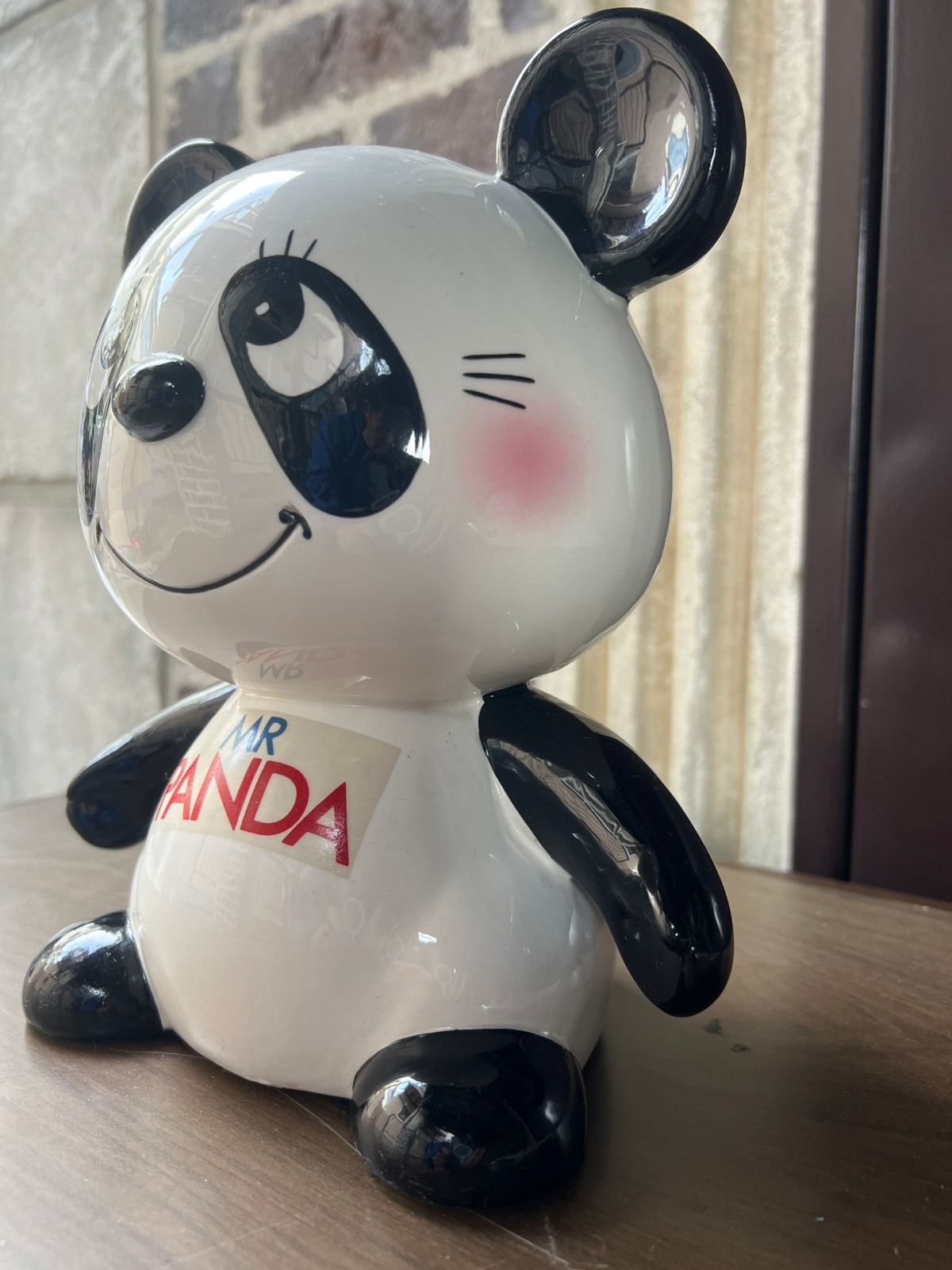 内藤ルネ パンダ貯金箱 陶器 MR PANDA 昭和レトロ - メルカリ