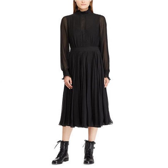 RALPH LAUREN  ツイスト BLACKワンピース サイズ0P RALPH LAUREN ツイスト BLACKワンピース サイズ0P