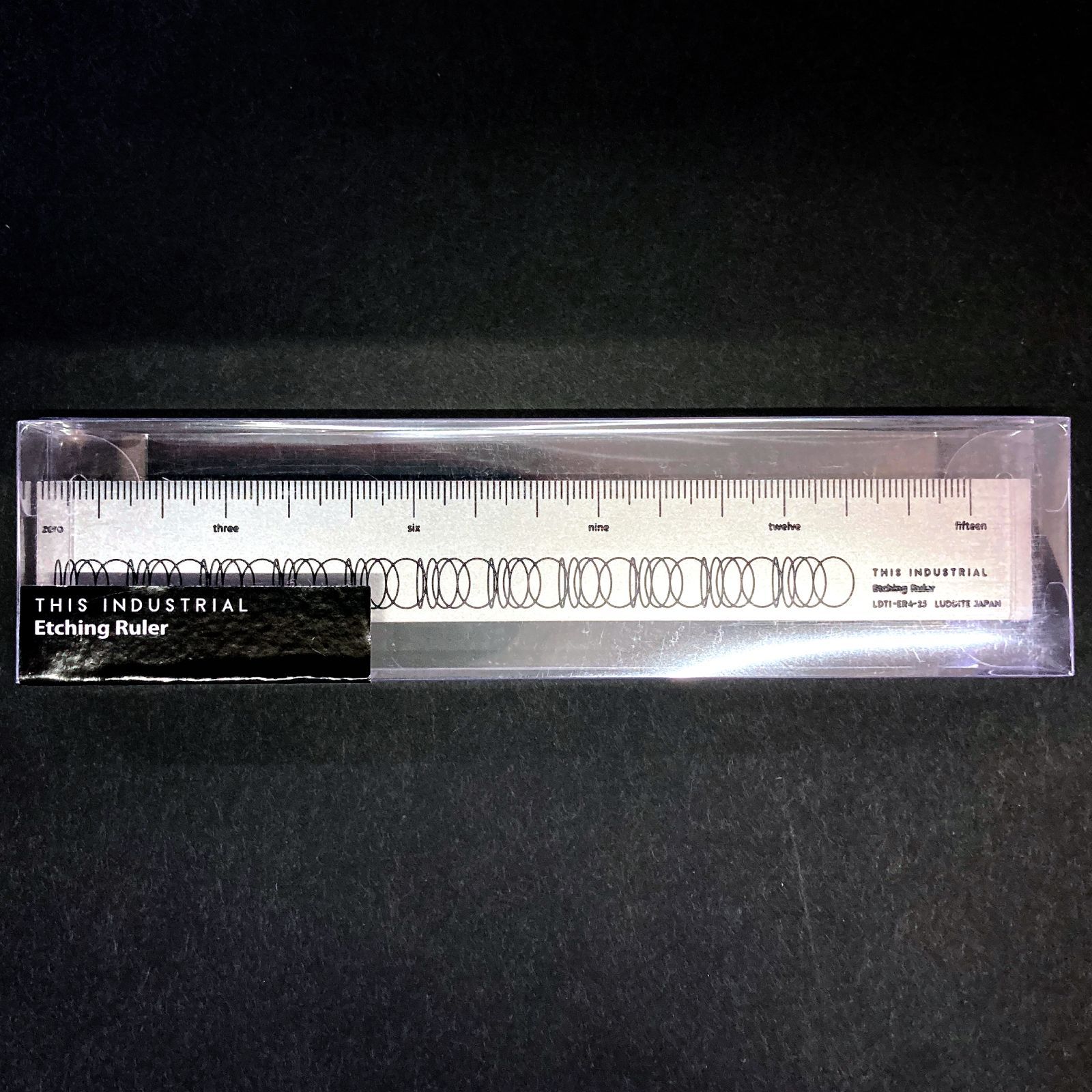 ラダイト エッチングルーラー（柄：オーバル） Luddite 