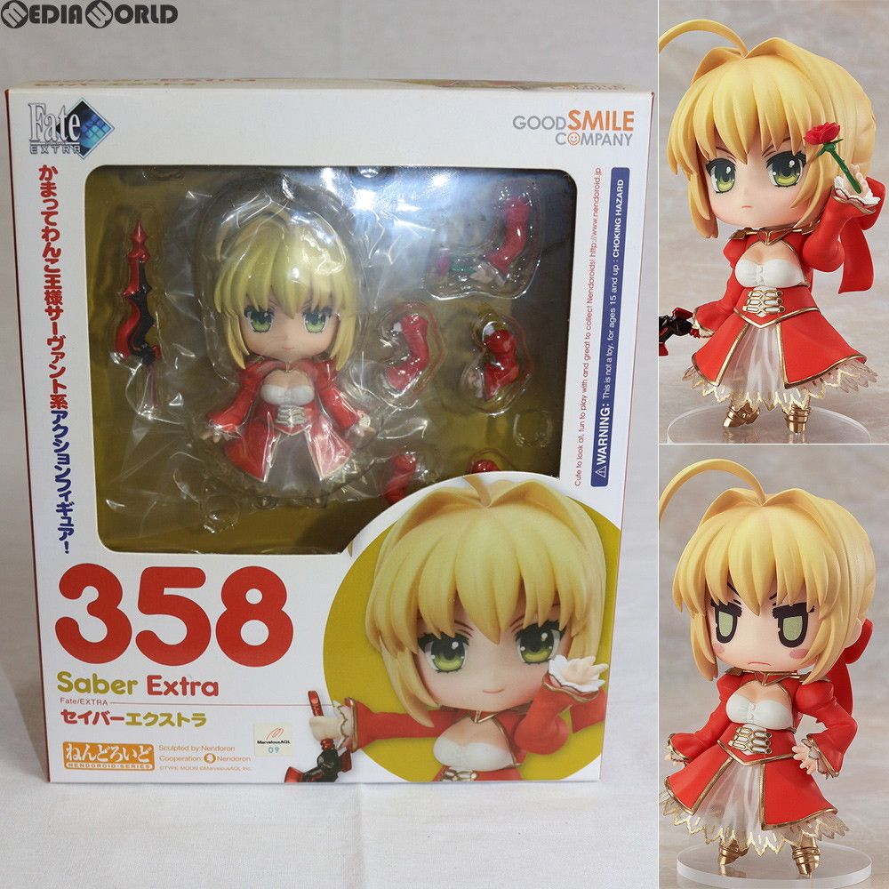 SABRE - ねんどろいど 358 セイバーエクストラ Fate/EXTRA(フェイト/エクストラ) 完成品 可動フィギュア グッドスマイルカンパニー ねんどろいど 358 セイバーエクストラ Fate/EXTRA(フェイト
