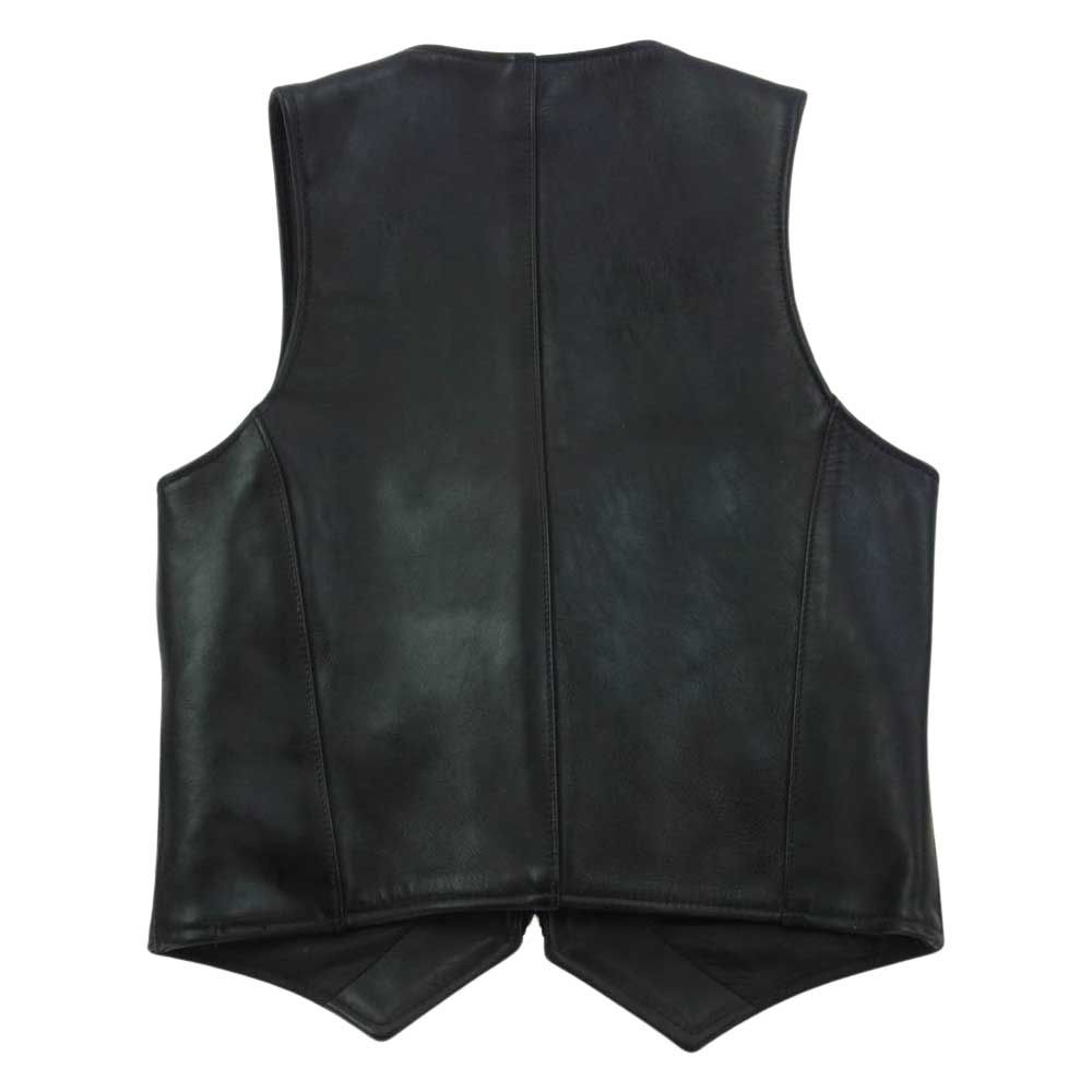 VANSON バンソン レザーベスト ブラック系 38【中古】 - メルカリ