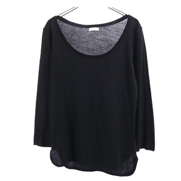 ドリスヴァンノッテン 長袖 Tシャツ 黒系 DRIES VAN NOTEN ロンT