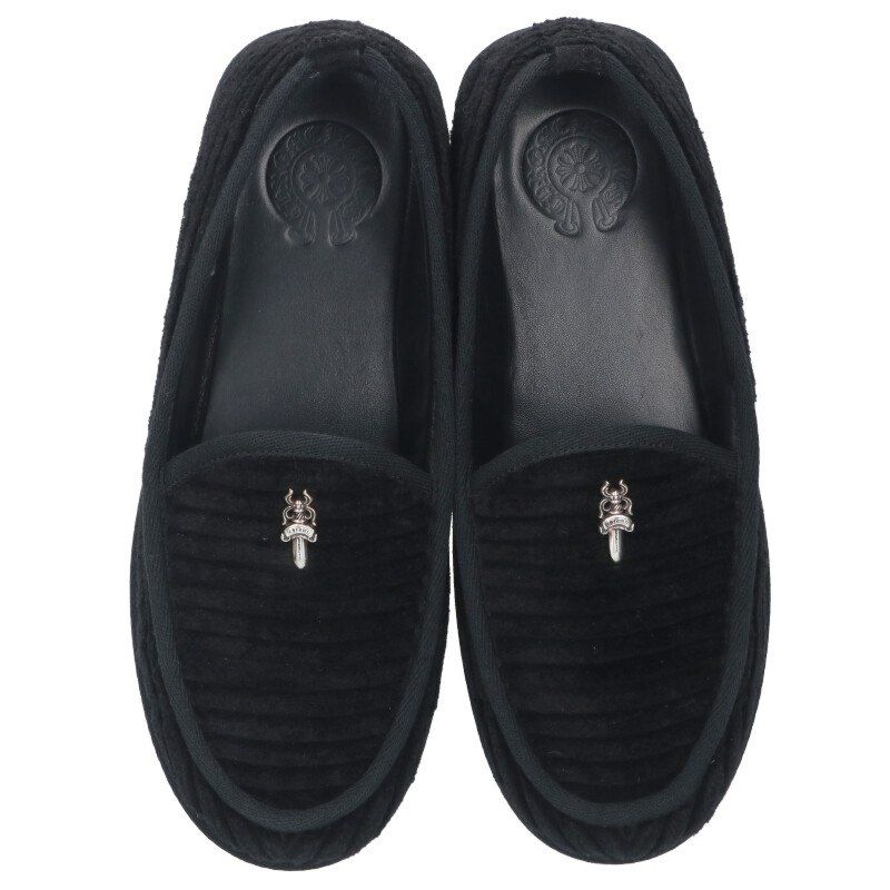 クロムハーツ SLIPPER コーデュロイダガー装飾スリッポンルーム クロムハーツ SLIPPER コーデュロイダガー装飾スリッポンルーム
