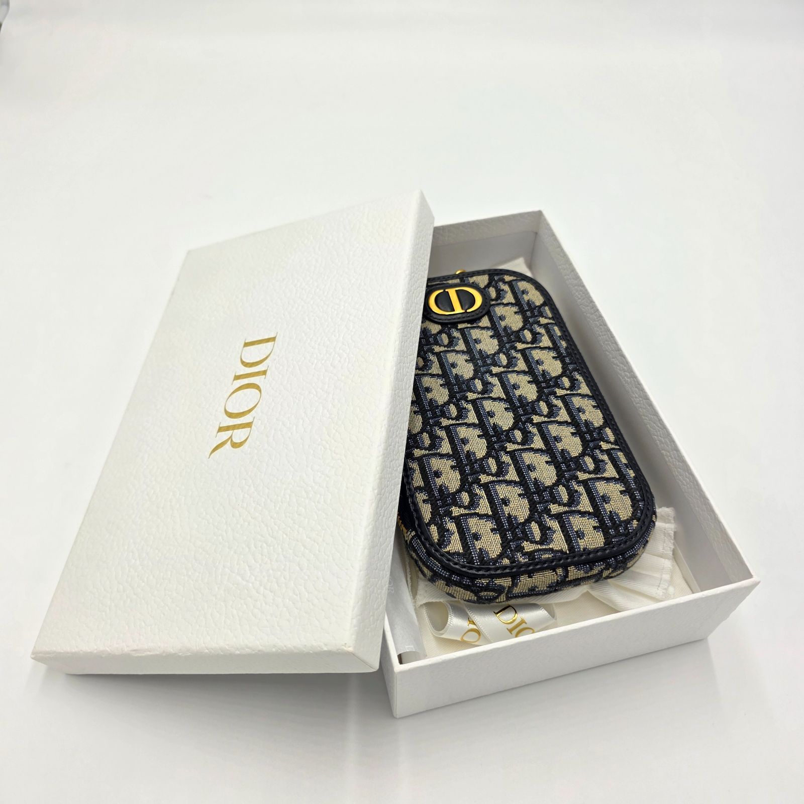 ディオール 30 Montaigne Call in Dior フォンホルダー ディオール オブリーク ジャカード S2114UTZQ_M928 DECORATOM_COM_BR