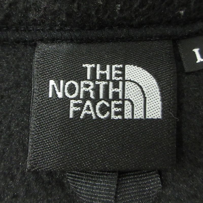 デナリベスト ロゴ刺繍フリース切替ベスト