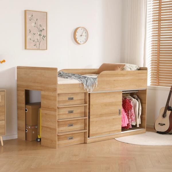 木製 ロフトベッド