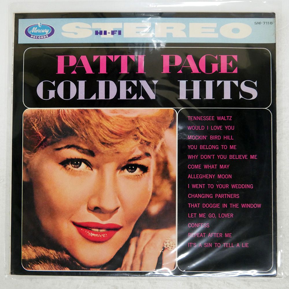 国内盤 PATTI PAGE/GOLDEN HITS/MERCURY SM7118 LP - メルカリ