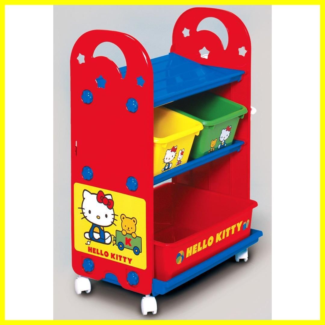 大 ハローキティ トイ ステーション おもちゃ箱 錦化成