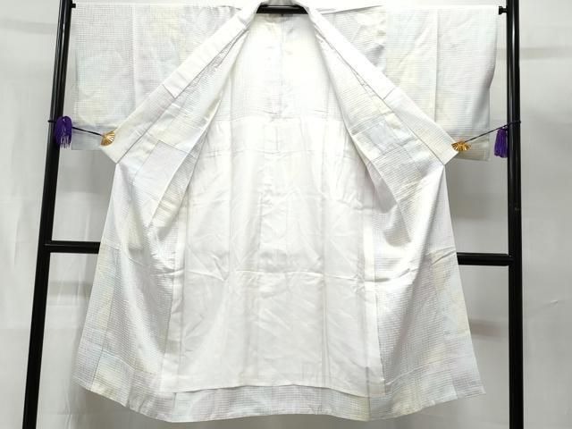 平和屋着物＊夏物 長襦袢 絽 象牙色 洗える着物 AAAX7802jd