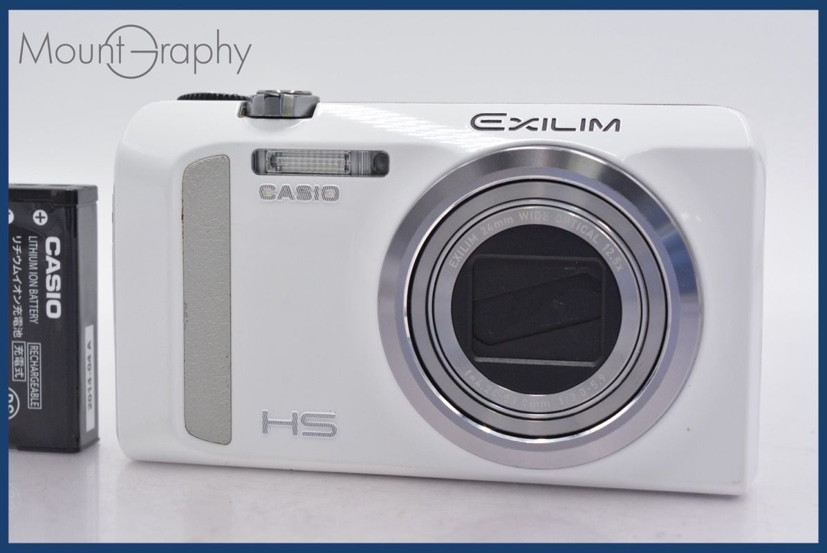16 カシオ CASIO EX-ZR500 美品 ☆ジャンク特価☆ カシオ CASIO EXILIM ZR500 12.5x バッテリー付属 同