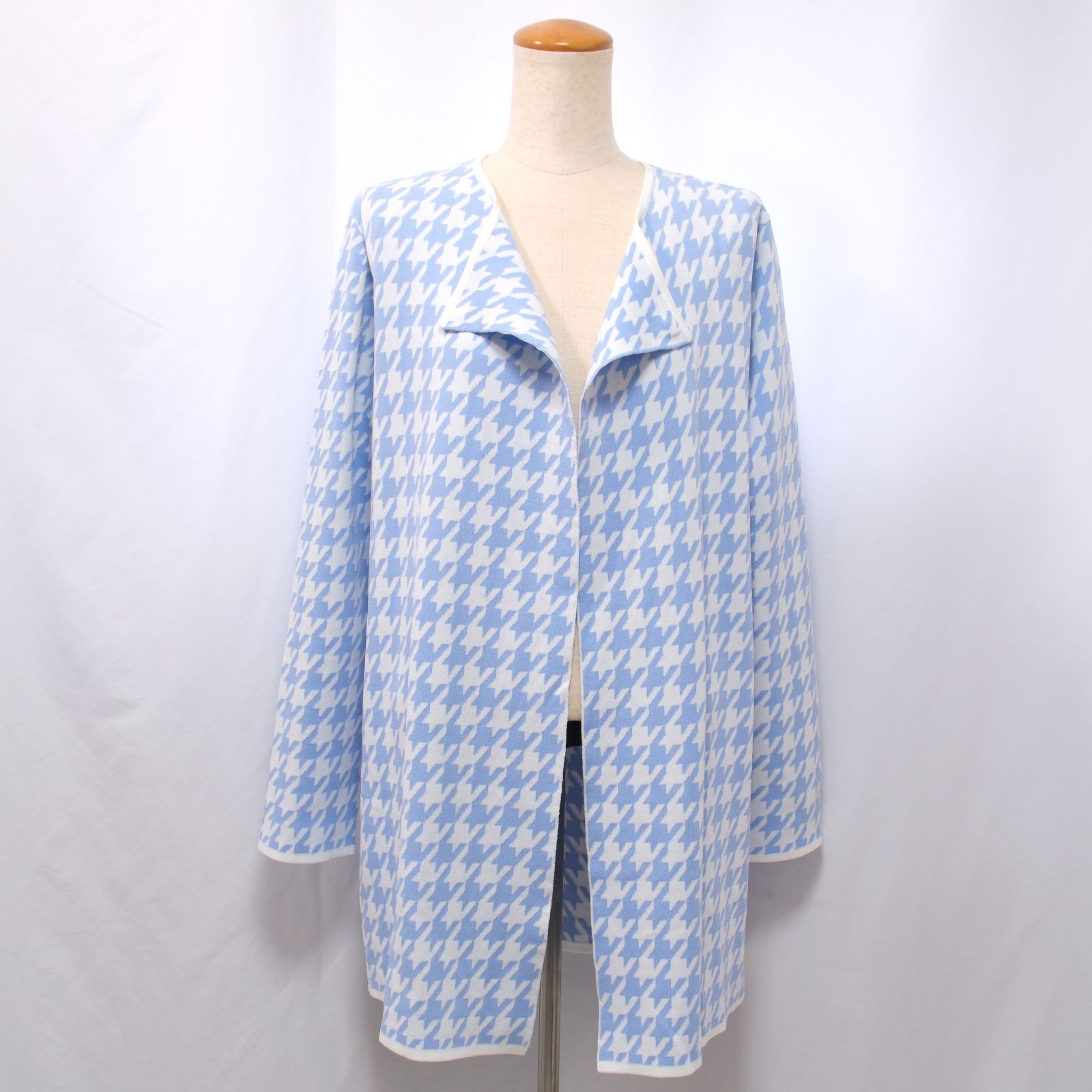 千鳥格子柄 ロングカーディガン LA JOCONDE ラジョコンダ サイズ