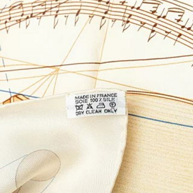 エルメス HERMES スカーフ カレ90 球体の奏でる音楽 中古 エルメス
