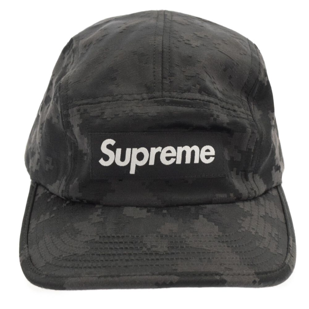 SUPREME (シュプリーム) SATIN DIGI CAMO Camp Cap サテンカモ