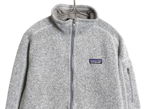 なクーポン配布中! パタゴニア ベターセーター ジャケット レディース L 古着 19年製 アウトドア 裏起毛 フリース セーター フルジップ ブルゾン トップス 灰