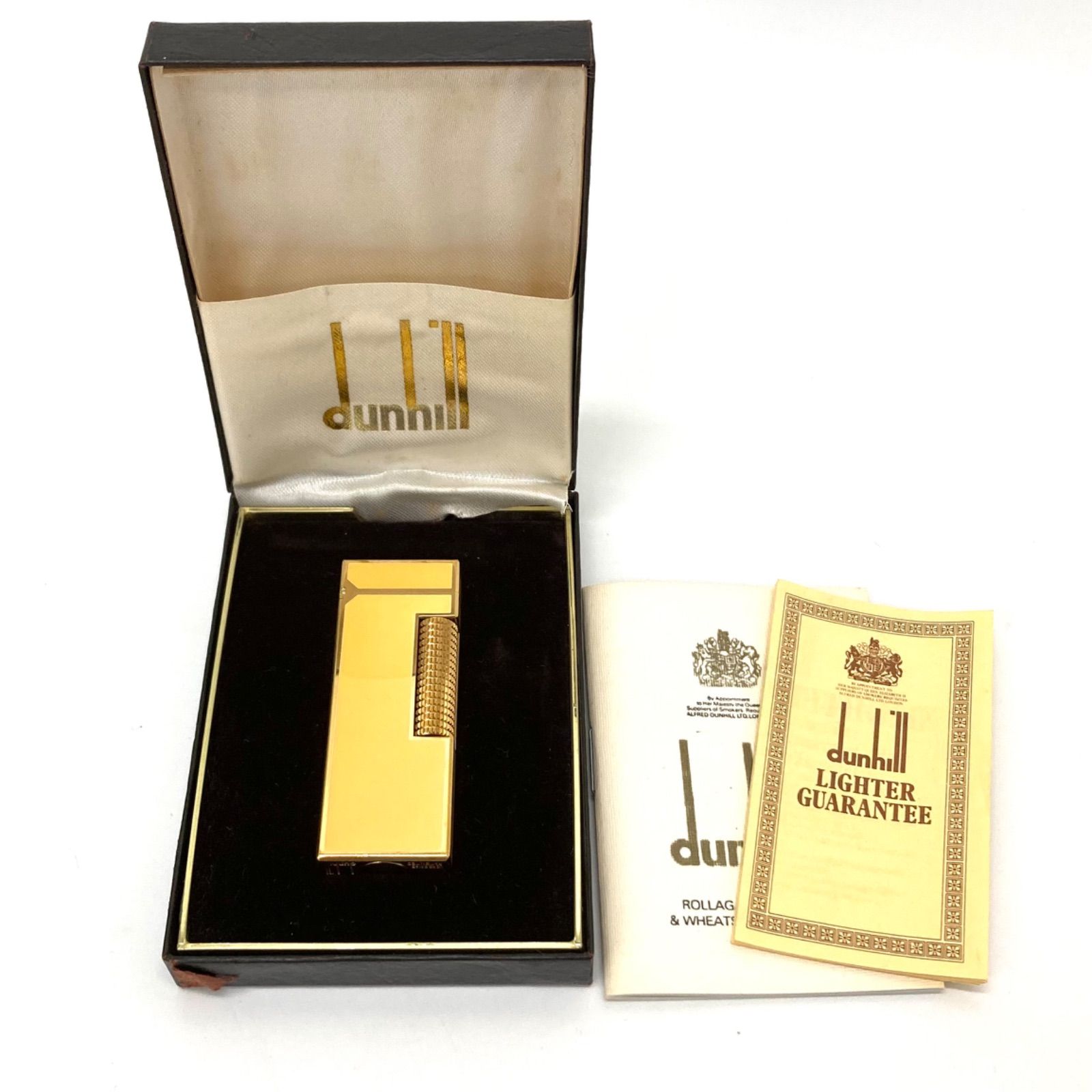 ◇dunhill◇ダンヒル ガスライター イエロー ゴールド ジャンク